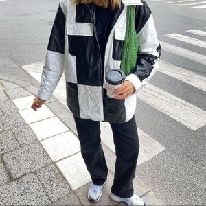 ‼️SOLD‼️ & Other Stories checkered shacket